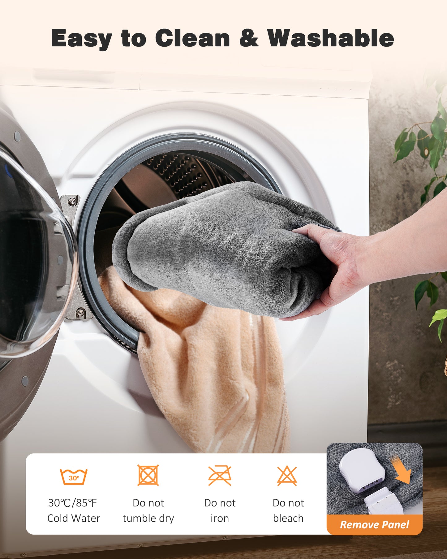 Heating Pad for Neck and Shoulders and Back, Weighted Pad (Grey/Teal)