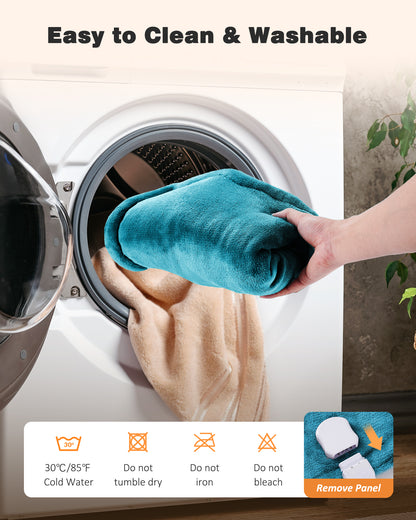 Heating Pad for Neck and Shoulders and Back, Weighted Pad (Grey/Teal)